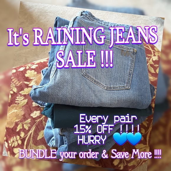 Other - IT'S RAINING JEANS SALE !!!!! 💙💙💙